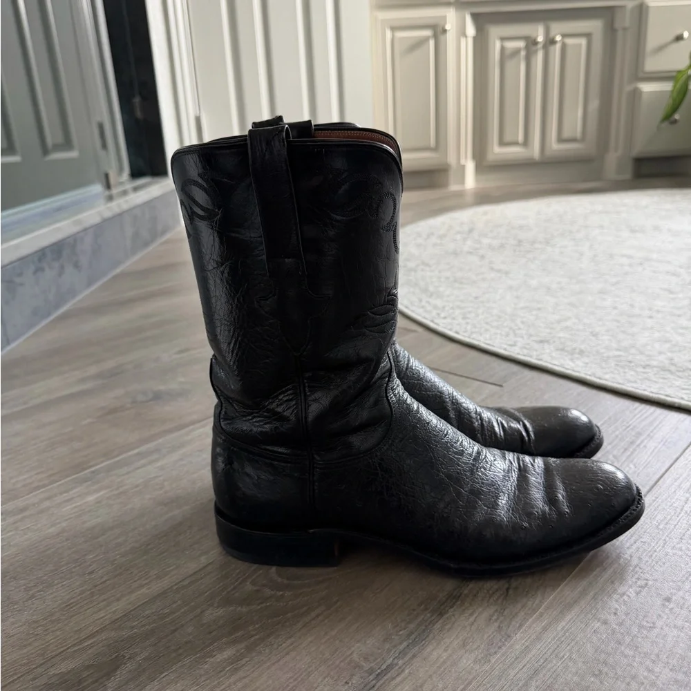 Lucchese smooth ostrich
